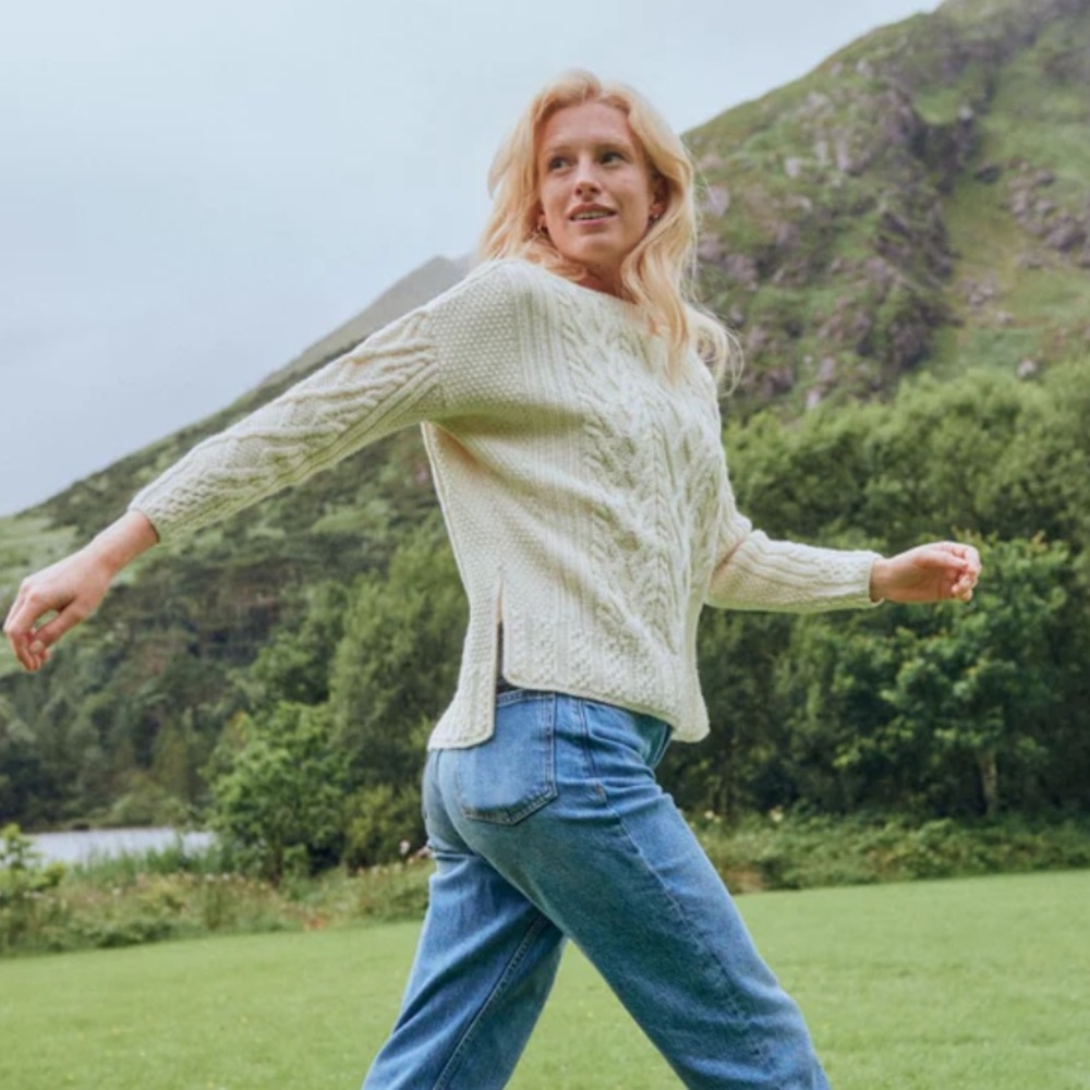Aran Tully Box Sweater
